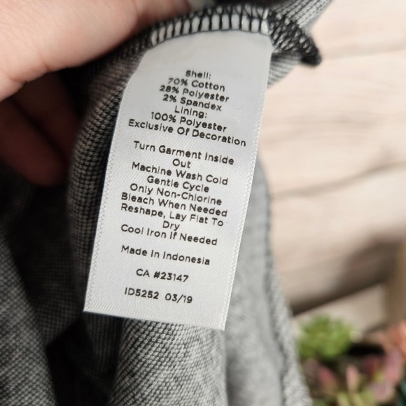 Talbots Black White Houndstooth Sheath Dress Bow Neck Sleeveless Size 6 - Picture 6 of 6